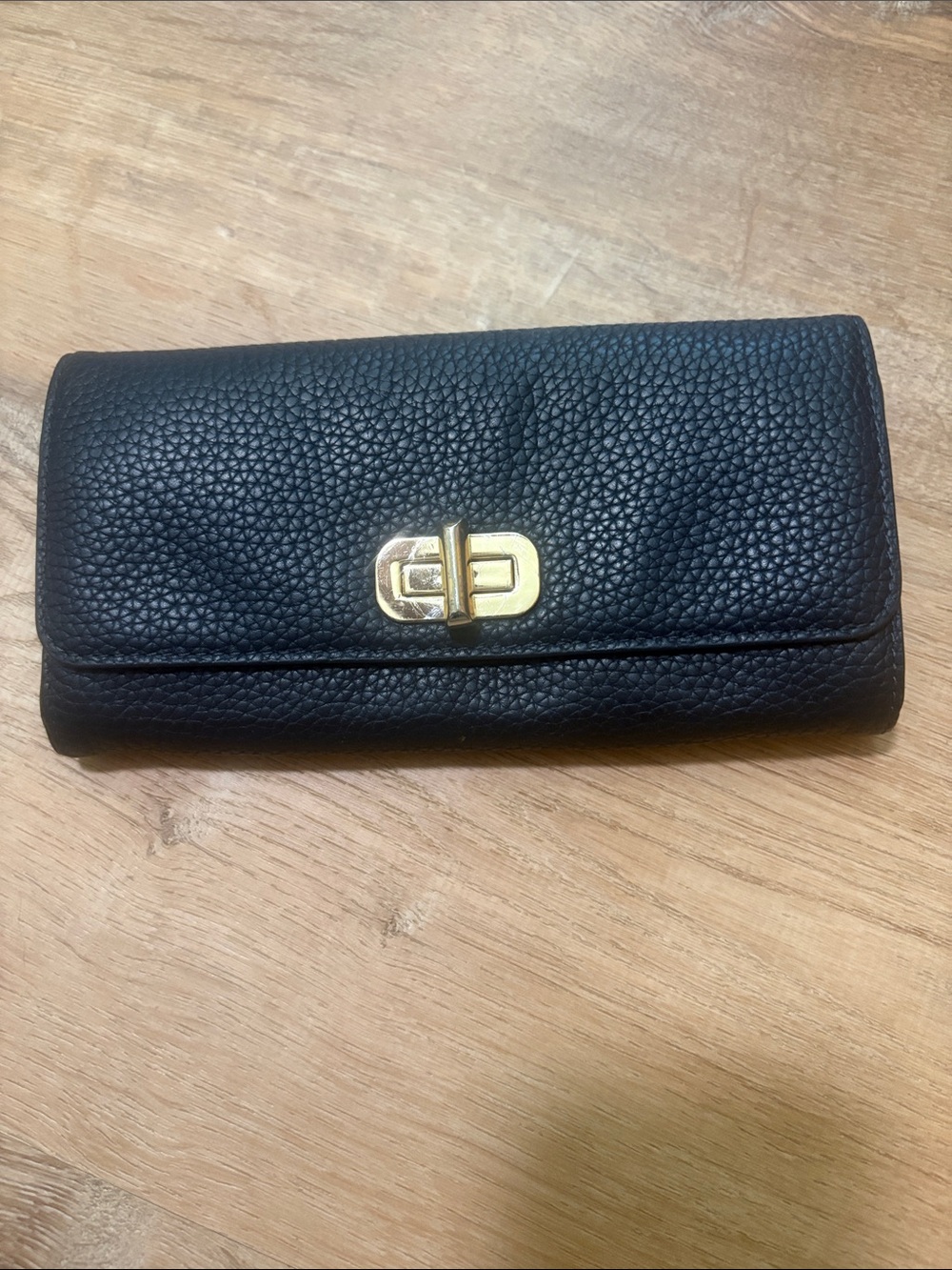Michael Kors Sullivan carryall Navy Pebbled Leather wallet